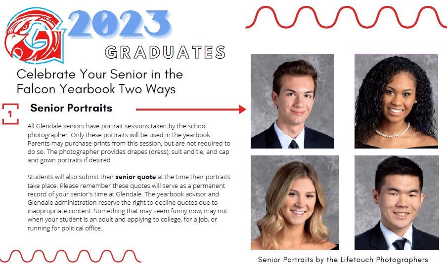  Senior Recognition Ads - Early Bird Deadline - October 31, 2023
