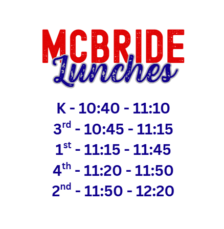  Lunch Times