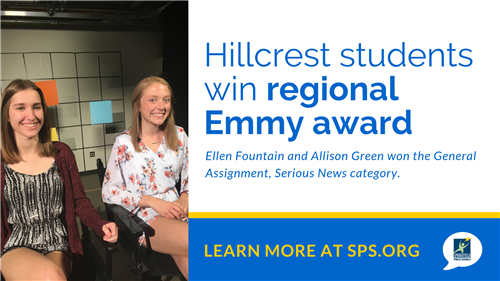 Hillcrest students win regional Emmy Award 