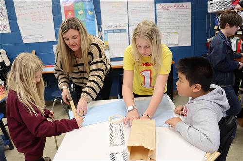  Disney Elementary participates in Bridge Building Contest with Missouri Society of Professional Eng