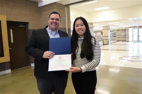  KHS sophomore Tracy Chi Do named winner of Congressional App Challenge