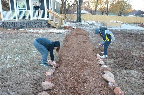 Springfield Scholars Volunteer At Eden Village