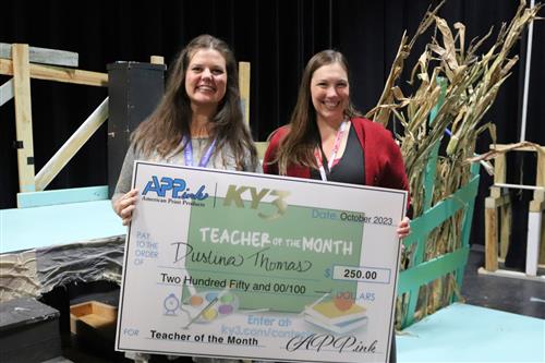  GHS theater teacher Dusty Thomas named KY3 Teacher of the Month