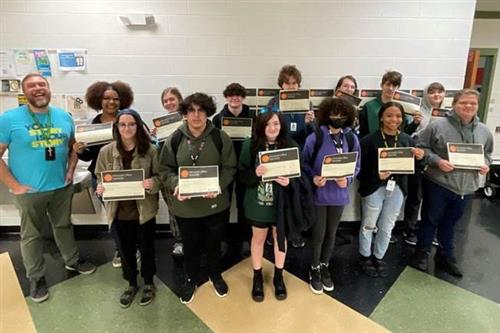 PHS students become Microsoft Word certified in Computer Applications class
