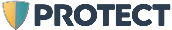 Protect Logo with shield Protect Logo with shield