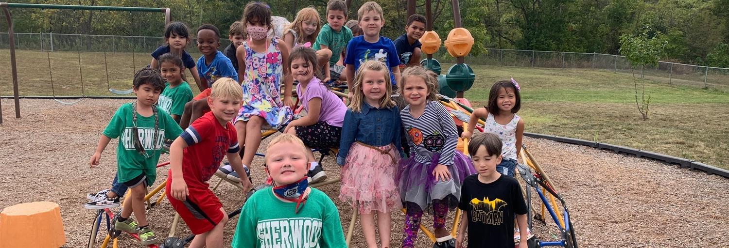 Kindergarten at recess